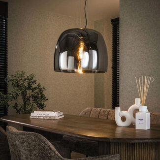 HELDR! Hanglamp Gialli 1L XL - Rookglas