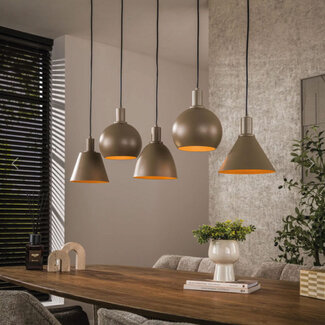 HELDR! Hanglamp Adani 5L - Beige