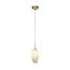 Searchlight Hanglamp Rocky 1L - Goud/Rookglas