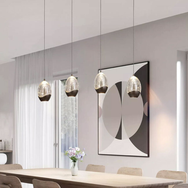 Searchlight Hanglamp Seeds 4L - Latte/Champagne