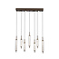 Searchlight Hanglamp Cattail 11L - Latte/Helder