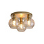 Searchlight Plafondlamp Radiance 3L - Goud/Champagne
