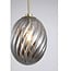 Searchlight Hanglamp Whirl 1L - Goud/Rookglas