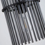 Searchlight Hanglamp Swizzle 1L - Zwart/Rookglas