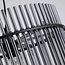 Searchlight Hanglamp Swizzle 1L XL - Zwart/Rookglas