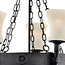 Searchlight Hanglamp Cartwheel 5L - Zwart/Wit