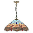 Searchlight Hanglamp Dragonfly - Brons/Glas in lood