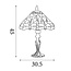 Searchlight Tafellamp Dragonfly - Brons/Glas in lood