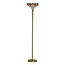Searchlight Vloerlamp Dragonfly - Brons/Glas in lood