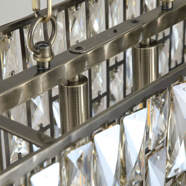 Searchlight Hanglamp Bijou 8L - Brons/Champagne