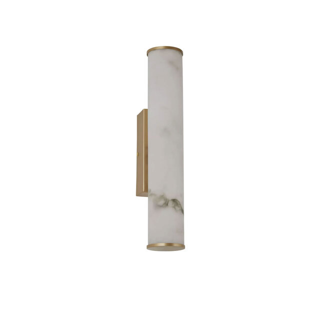 Searchlight Wandlamp Wales - Goud/Alabaster Glas