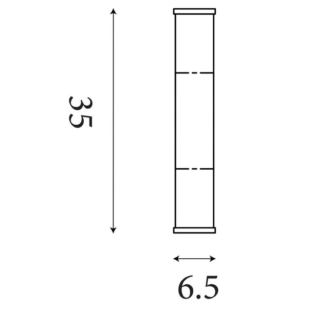 Searchlight Wandlamp Wales - Zwart/Alabaster Glas