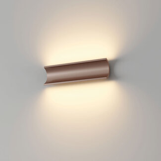 Artdelight Wandlamp Malibu 2L - Donker Brons