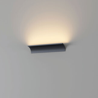 Artdelight Wandlamp Malibu 1L - Zwart