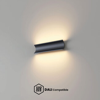 Artdelight DALI Wandlamp Malibu 2L - Zwart