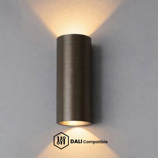 Artdelight DALI Wandlamp Brody 2 - Donker Antiek Brons - Dim To Warm