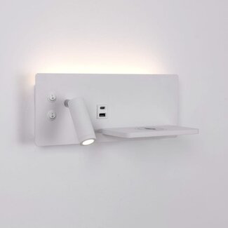 Artdelight Wandlamp Charge USB Links - Wit