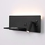 Artdelight Wandlamp Charge USB Rechts - Zwart