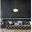 Searchlight Hanglamp School House - Mat Staal/Opaal Glas