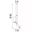 Searchlight Wandlamp Architect - Zwart