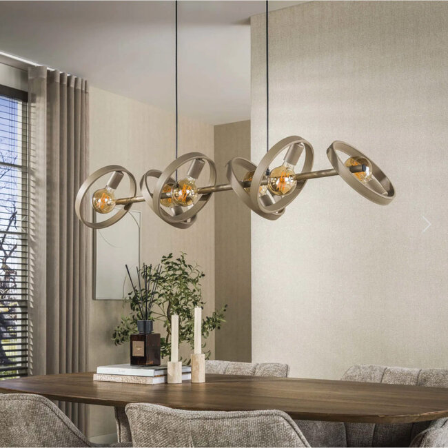 HELDR! Industriële Hanglamp Multo 6L - Beige