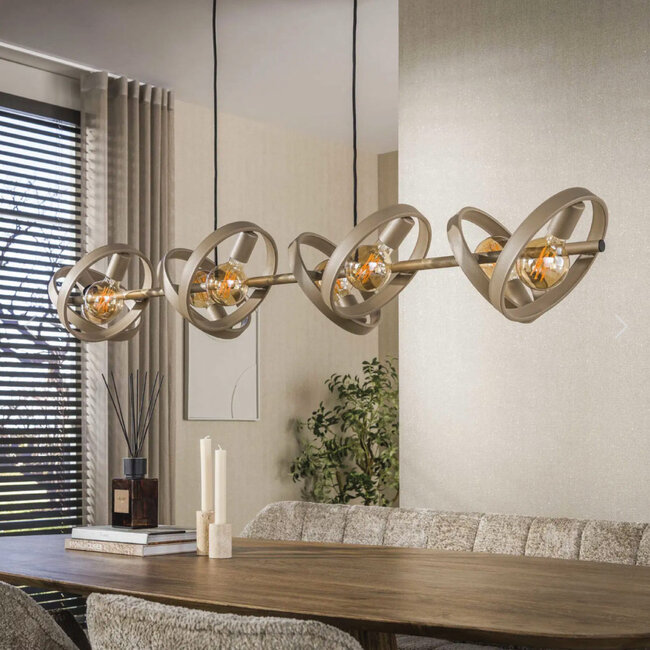 HELDR! Industriële Hanglamp Multo 8L - Beige