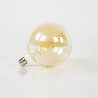 HELDR! E27 Led Filament Globe 150mm Amber 12W 2100K 800lm - Dimbaar