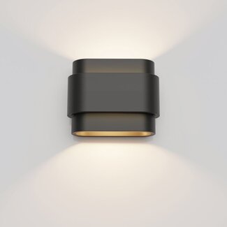 Artdelight Wandlamp Metz - Zwart