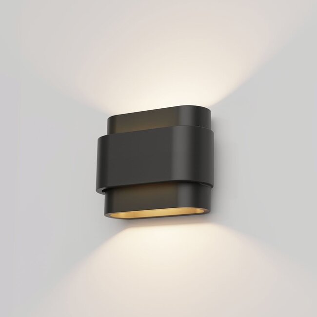 Artdelight Wandlamp Metz - Zwart