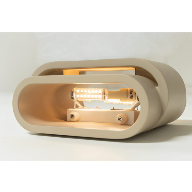 Artdelight Wandlamp Metz - Zand