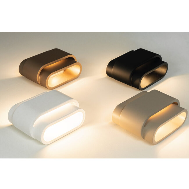 Artdelight Wandlamp Metz - Champagne