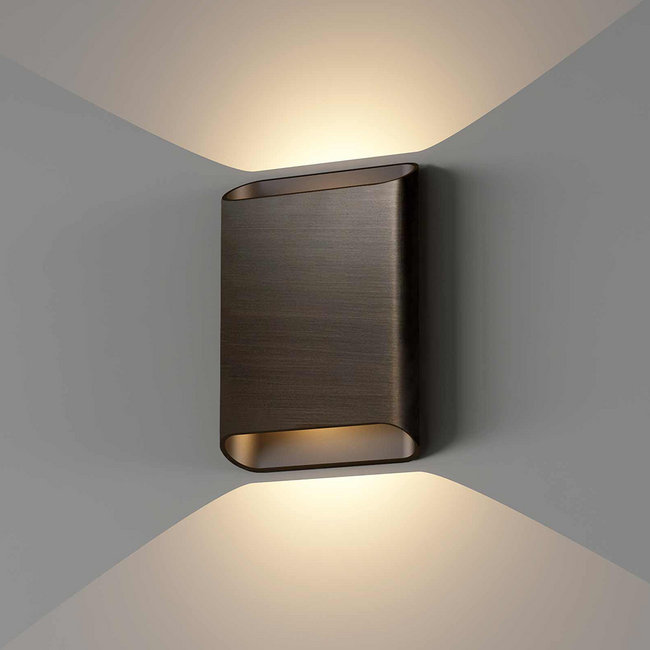 Artdelight Wandlamp Diaz L - Donker Antiek Brons