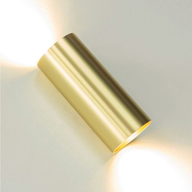 Artdelight Wandlamp Roulo 2 - Goud