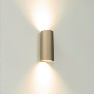Artdelight Wandlamp Roulo 2 - Champagne
