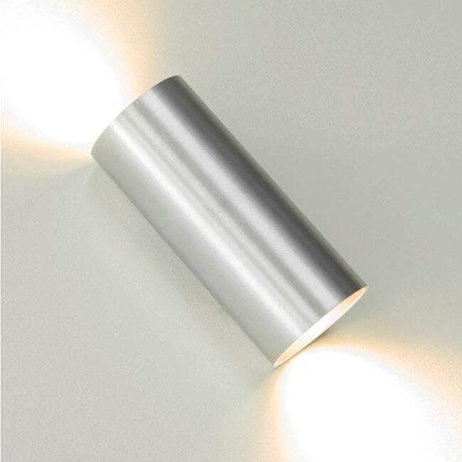 Artdelight Wandlamp Roulo 2 - Aluminium