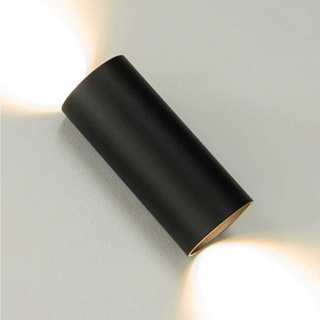 Artdelight Wandlamp Roulo 2 - Zwart