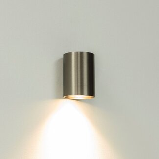 Artdelight Wandlamp Roulo 1 - Gun Metal
