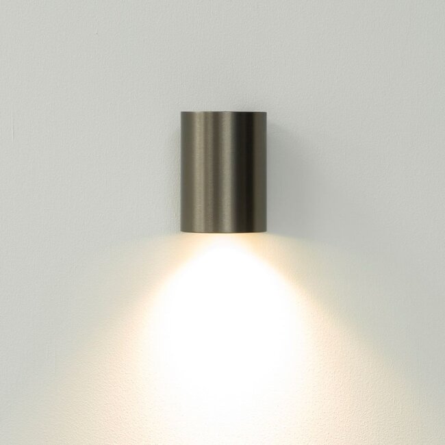 Artdelight Wandlamp Roulo 1 - Gun Metal