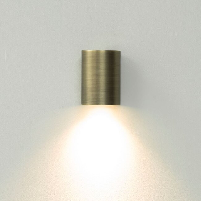 Artdelight Wandlamp Roulo 1 - Antiek Brons