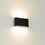 Artdelight Wandlamp Box 2L - Zwart