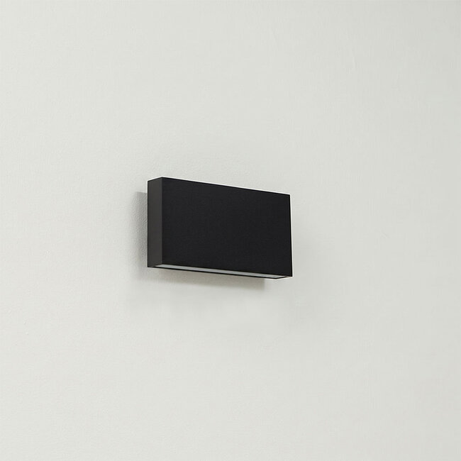 Artdelight Wandlamp Box 2L - Zwart