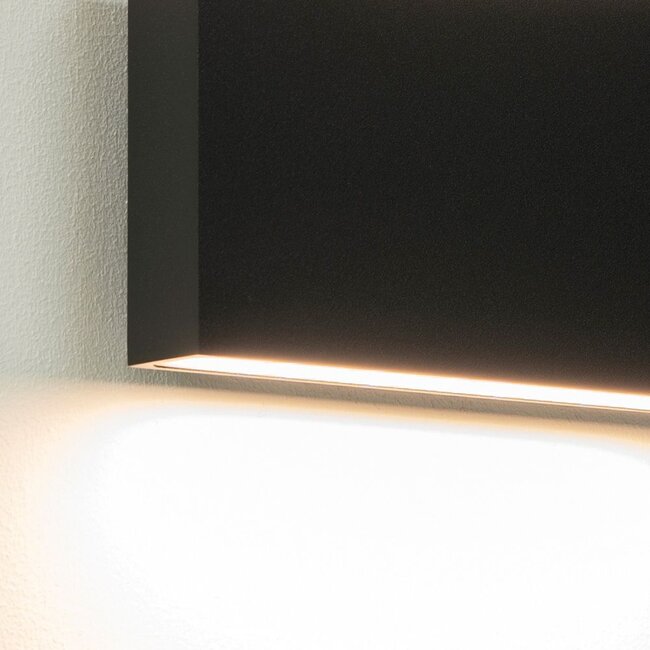 Artdelight DALI Wandlamp Box 2L - Zwart