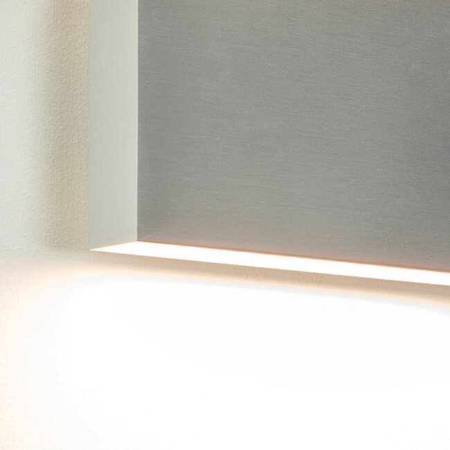 Artdelight Wandlamp Box 2L - Aluminium