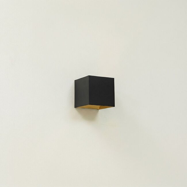 Artdelight Wandlamp Gymm - Zwart/Goud