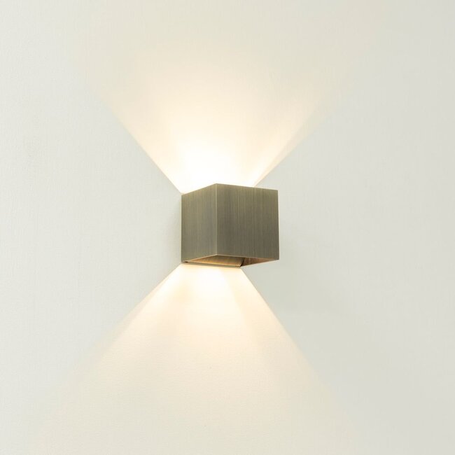Artdelight Wandlamp Gymm - Antiek Brons