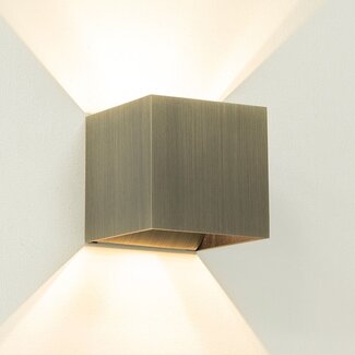 Artdelight Wandlamp Gymm - Antiek Brons