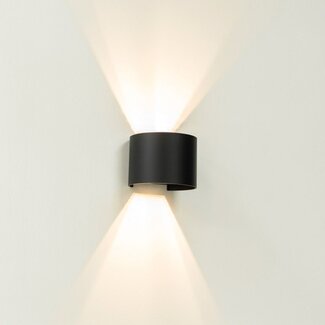 Artdelight Wandlamp Gyro - Zwart