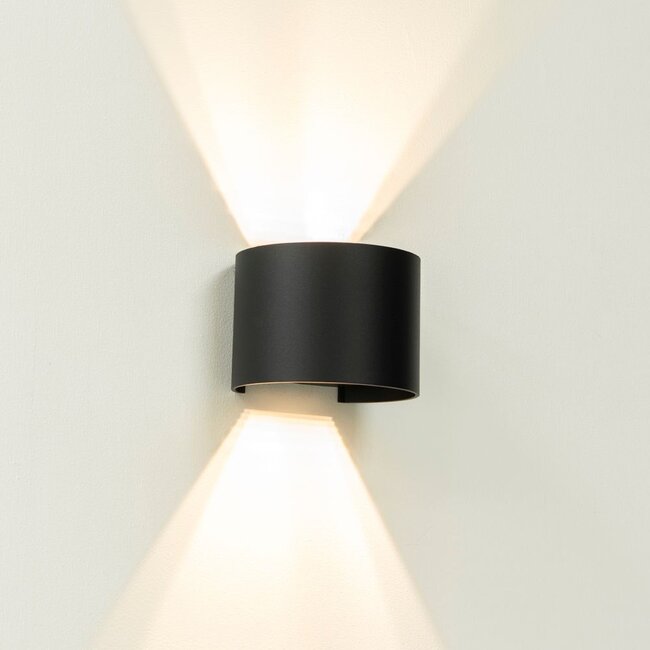 Artdelight Wandlamp Gyro - Zwart