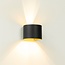Artdelight Wandlamp Gyro - Zwart/Goud