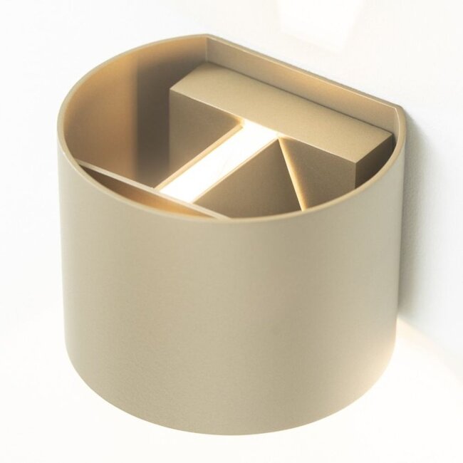 Artdelight Wandlamp Gyro - Champagne